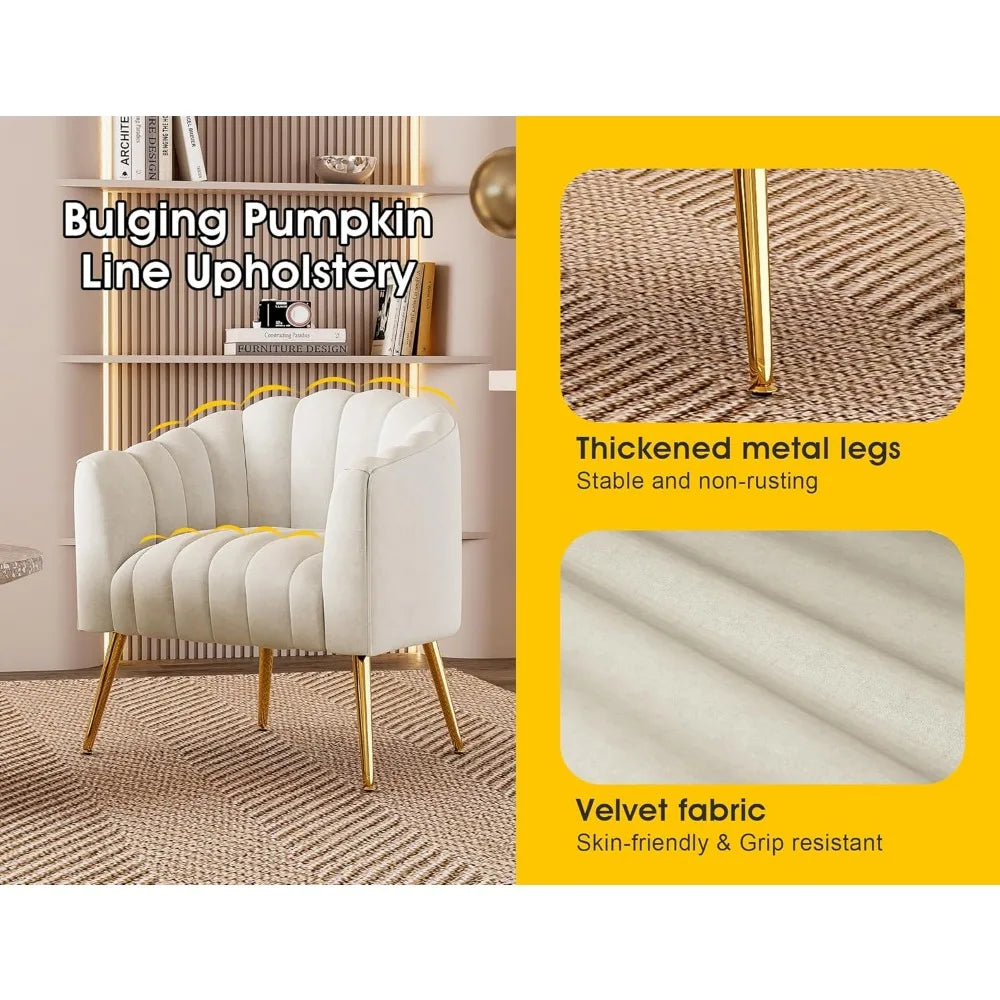 Elira Pumpkin Accent Chair